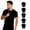 Black, variant on Men’s Heavyweight 100% Cotton T-Shirt, Crew Neck Solid Basic Tee, 180 GSM Soft Durable Shirt, S–3XL, 1 / 2 / 3 / 4/5 Pack