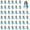 48 Pcs, variant on 48 Pcs Little Virgin Mary Figurines Miniature Virgin Mary Doll to Hide and Seek Classic Religious Gifts for Sunday Easter Eggs Stuffers Baptism Gift (48,Blue)
