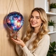 thumbnail image 2 of LLDYYDS Hot Air Balloon Solar Pendant With Flickering Flame Solar Hot Air Balloon Acrylic Outdoor Hanging For Garden Patio Porch Yard Party One Size, 2 of 4