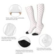 thumbnail image 3 of Pofeuu Animal Pink Color Paw Print Stockings, Adult Running Hiking Socks for Youth and Adult, 3 of 6