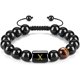 thumbnail image 1 of onlyliua Promoción de Temporada Tobillera de Piedra Negra, Pulsera de Cuentas de Piedra Negra, Tobillera de Piedra Natural, 1 of 2