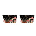 thumbnail image 2 of pitrice Cool Makeup Pouch - Dust-proof And Durable For Travel And Everyday No Loose Thread Cosmetic Bag 2Set, 2 of 6