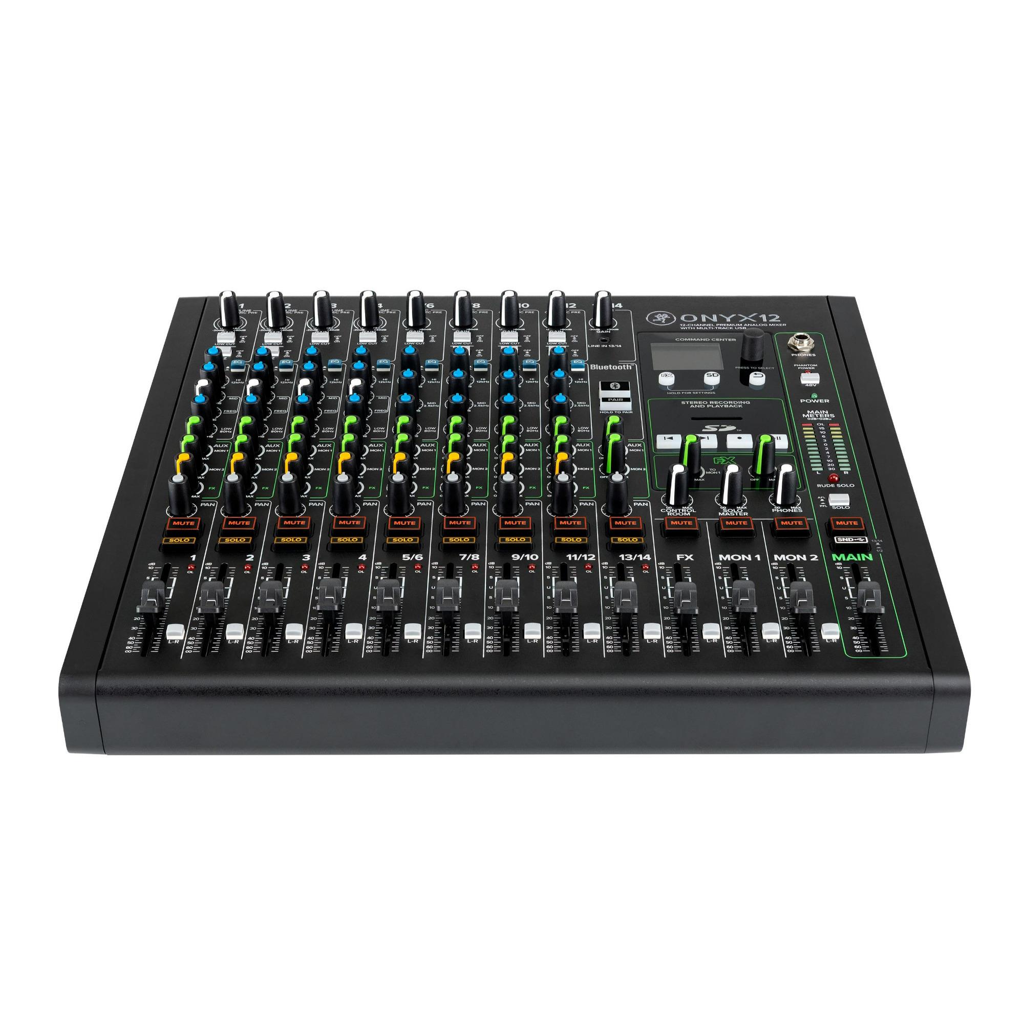 Mackie Onyx12 12-Channel Premium Analog Mixer with Multi-Track USB - image 2 of 6