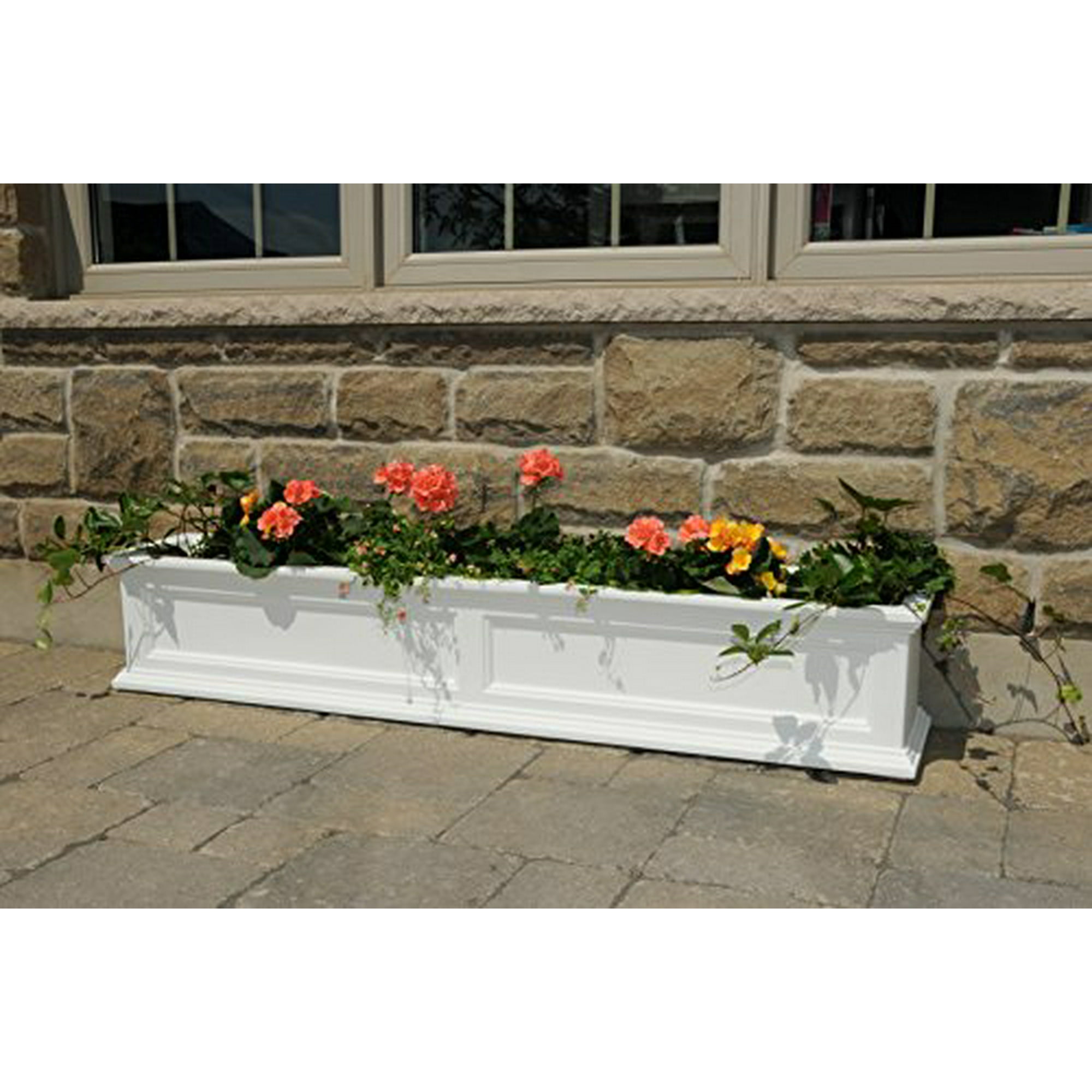 Jardinière Blanche Zinc | Maisons Du Monde