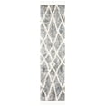 thumbnail image 2 of SAFAVIEH Berber Fringe Amyas Geometric Shag Runner Rug, Dark Gray/Cream, 2' x 8', 2 of 10