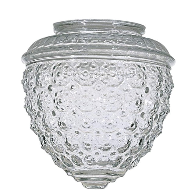 Pantalla de cristal KOR K21846, 15 cm, transparente, estilo piña