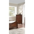 thumbnail image 2 of Royal Classic Traditional Cal King Bed Dresser Mirror Chest Brown Finish 4pc Set Bedroom Furniture Gorgeous Headboard FB, 2 of 7