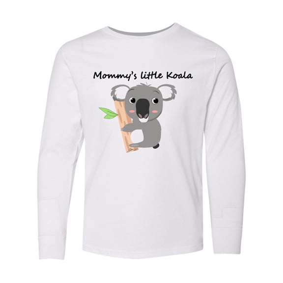 Inktastic Mommy's little Koala Long Sleeve Youth T-Shirt