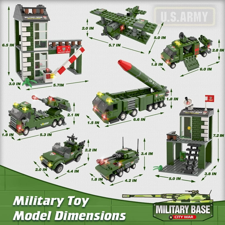 Lego / Mega Blocks Military Command Defence Base