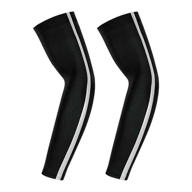 Mangas de Brazo de Protección Solar para Hombres Manga de Hielo Reflectante, Cubierta de Correr Al Aire Libre Transpirable Protección Uv de Color Sólido