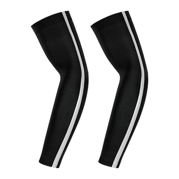 Mangas de Brazo de Protección Solar para Hombres Manga de Hielo Reflectante, Cubierta de Correr Al Aire Libre Transpirable Protección Uv de Color Sólido