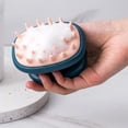 thumbnail image 3 of Ducha de goma de mano Zulema Cepillo de champú Cabeza Azul, 3 of 7