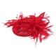 thumbnail image 4 of Diadema de cabellero Salvador con Plumas de 1920 para Boda Cóctel rojo, 4 of 10