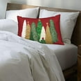 thumbnail image 6 of Christmas Pillow Covers 12x20 Set of 2 Christmas Decor Linen Pillowcase Winter Christmas Decorative Red Throw Pillows Christmas Tree Stars Holiday Decor Outdoor Cushion Covers for Couch Home, 6 of 6