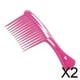 thumbnail image 1 of Set de 2 Peines para Cabello Salvador Accesorio para Estilizar Cabello Largo y Voluminoso 21 cm x 9,5 cm, 1 of 9
