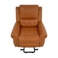 thumbnail image 4 of Tatiana Oversized Air Leather Power Lift Recliner Chair with Footrest. Reclining Chair with Remote Control, Premium Studded, 4 of 11