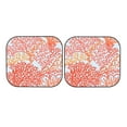 thumbnail image 7 of Goofa Corals Pattern 2 Piece Car Windshield Sun Shade Foldable | Front Windshield Shade for Sun, Heat and UV Rays | Sunshade for Car Front Window-Medium, 7 of 7