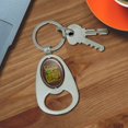 thumbnail image 3 of TMNT Most Wanted Keychain Chrome Metal Spinning Oval Bottle Opener, 3 of 4