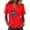 Red #57, variant on Women's 250th Anniversary Usa Shirts 4th Of July Short Sleeve T Shirt 1776 2026 V Neck Stars and Stripes Tops Patriotic Red Blue and White Lightweight Tees Red XL