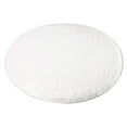 thumbnail image 3 of 80*80Cm Round Silk Wool Carpet Coral Fleece Carpet Bathroom Bedroom Carpet 3Cm Wool Length (Off-White),1Pc Carpet, 3 of 6