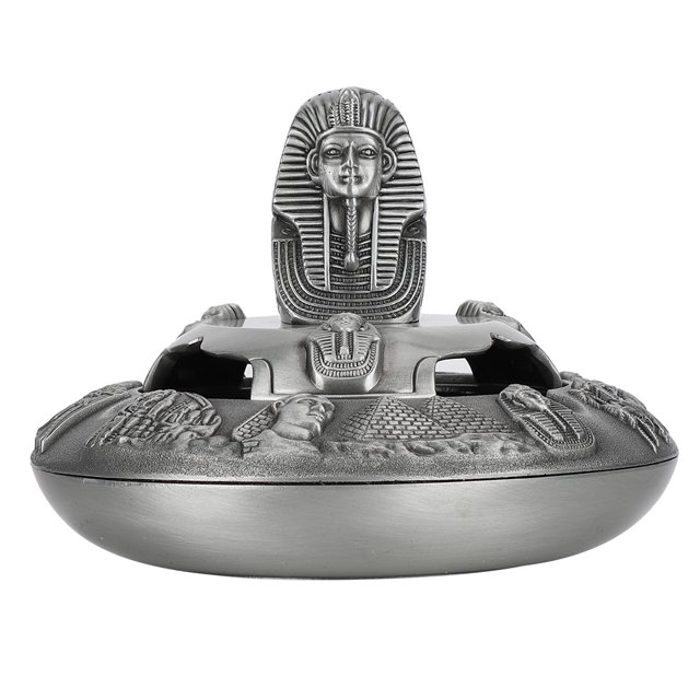 Ashtray,Metal Ashtray with Cover Decorative Crafts Metal Ashtray Ultra Responsive