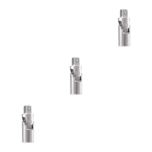 Riwesomey Adaptador de enchufe de llave de metal, portátil, pulido, brillante, Universal, ajustable, Manual, funda adaptadora de extensión Type1 NO1
