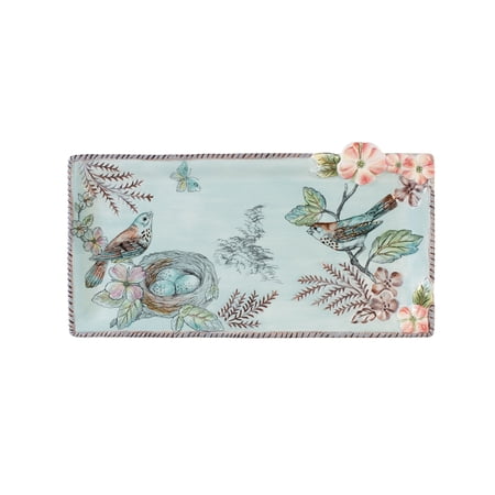 Fitz and Floyd English Garden 13 1/4 in Serving Tray