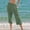 B111 Army Green womens capris for summer clearance under $5, variant on Women Capris Under $5! Cagogo Womens Summer Wide Leg Capri Pants with Pockets Plus Size Elastic Waist Casual Soft Palazzo Pants Stretch Loose Fit Beach Yoga Capris