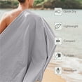 thumbnail image 4 of 4Monster Camping Towel Microfiber, Fast Drying Travel Towel, Grey, M, 4 of 8