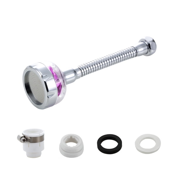 Aerador Mezclador Ahorro de agua Extraño Extensión Bubbler 360 Grados Girar Baño Rociador Pulverizador Cabeza Repuesto Parte Elenxs HA012290-02