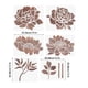 thumbnail image 3 of Xihbxyly Plantillas para Pintar Peonías, Plantilla de Flores Grandes para Valla de Jardín, Decoración Reutilizable para Muebles de Madera, Diseño de Arte Mural Diy, Herramienta para Pintar Multisuper, 3 of 7