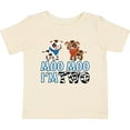 thumbnail image 3 of Inktastic Moo Moo I'm 2 with Cute Holstein Cows Boys or Girls Baby T-Shirt, 3 of 5