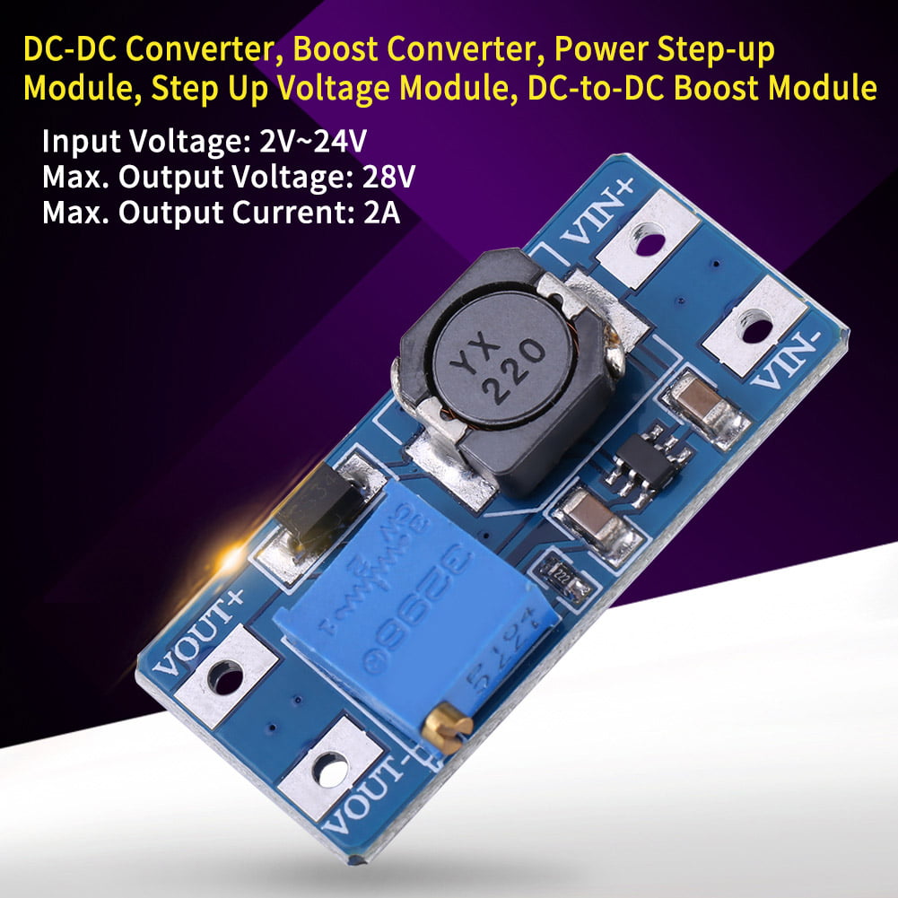 DC-DC Step Up Circuit Converter MT3608 Booster Power Boost Modules Supply W3J8