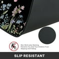 thumbnail image 3 of Wildflowers Kitchen Rugs and Mats Non Skid Washable Set of 2, Black Background Kitchen Floor Mats, Botanical Kitchen Runner Rug, Spring Kitchen Decor, 3 of 6