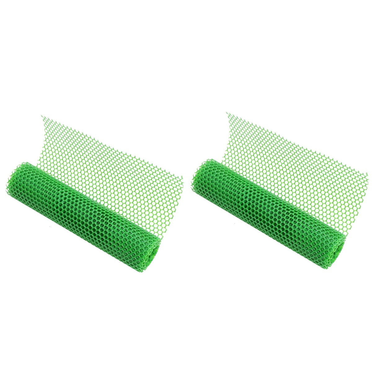COSMOBETTY Plastic Garden Netting 2 Rolls Green For Outdoor And Poultry Protection