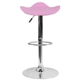 thumbnail image 7 of Home Square 25" to 33" Contemporary Adjustable Bar Stool in Pink - Set of 2, 7 of 7