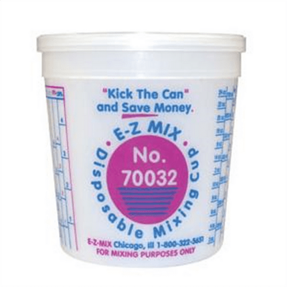 E-Z Mix 70032 Disposable 1 Quart Mixing Cups - 100
