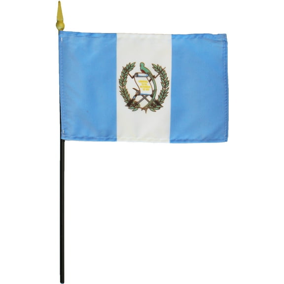 Guatemala - 4"X6" Stick Flag