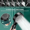 thumbnail image 3 of EIIEHX Shower Head, Booster Shower Head, Handheld High Pressure RV Water Saving Switch, Removable Handheld Shower Set with Stand, 3 of 8