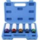thumbnail image 1 of Set of 5 Impact Sockets for Wheel Drive Extra Thin Wall Metric Rims, Size 15, 17, 19, 21, 22 mm, 1 of 4