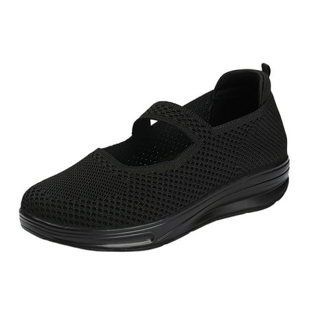 

WNgert Shoes for Women Ladies Slip on Loafer Shoes Womens Flats Dress Clothes Shoes Ballet Nurse Walking Sneakers Work Casual Comfortable Womens Casual Shoes(Color:Black Size:6.5)