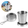 thumbnail image 3 of Taza plegable ANGGREK de Acero inoxidable 6 cm Para Actividades al Aire libre, 3 of 7