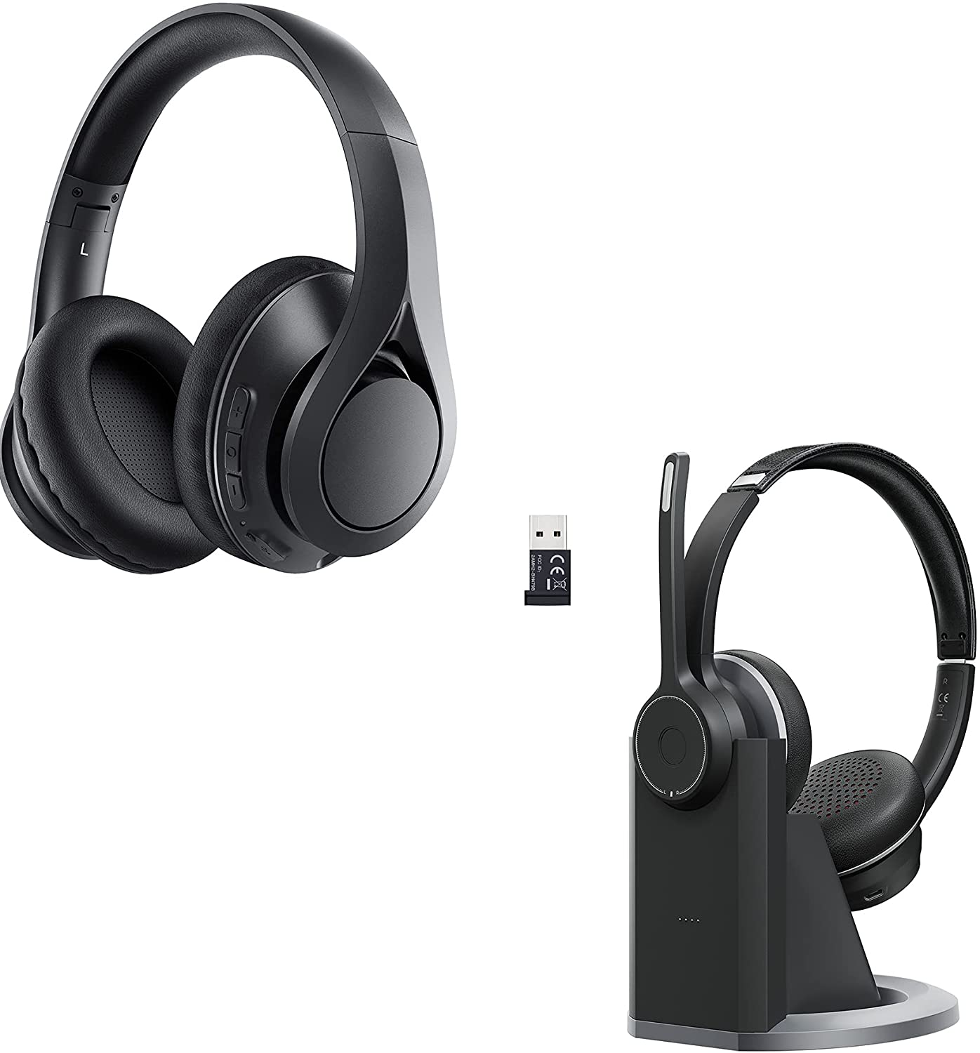 60Hrs Wireless Headphones with 110Hrs Wireless Headset Walmart Canada