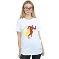 thumbnail image 2 of DC Comics T-Shirt Boyfriend en Coton avec Emblème pour Femmes The Flash Running, 2 of 3