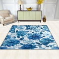 thumbnail image 3 of Area Rug Indoor 63"x48"in Non-Slip Wear Resistant Floor Mats Soft Large Carpets for Living Room Bedroom Home Decor Large Blooms, 3 of 7