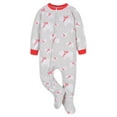 thumbnail image 3 of Gerber Baby & Toddler Neutral Microfleece Blanket Sleeper Pajamas, 2-Pack, Sizes 0/3M-5T, 3 of 10