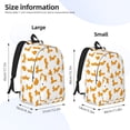 thumbnail image 2 of Bingfone Cartoon Squirrel Print Canvas College Laptop Backpack, Large Capacity Lightweight College Bookbag Casual Daypack-Medium, 2 of 5