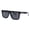 Matte Black, variant on Kush Sunglasses Men's Retro Flat Top Square Frame UV400 Black Lens Shiny Black