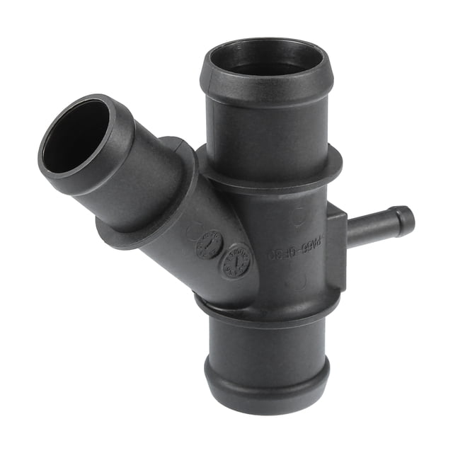 Conector de manguera de refrigerante del radiador del motor n. ° 1K0121087H-conector de manguera del calentador Interior del coche-para Volkswagen Eos 2.0L 2007-2008 plástico negro 1 ud.