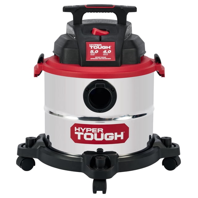 Hyper Tough 5 Gallon Stainless Steel Wet/Dry Vacuum